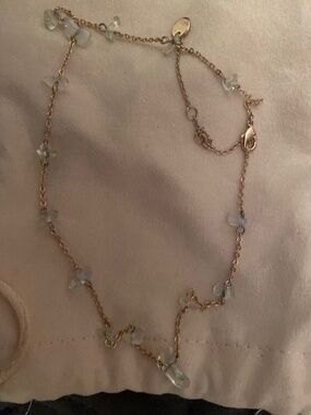 Pura Vida rose gold plastic sea glass necklace choker